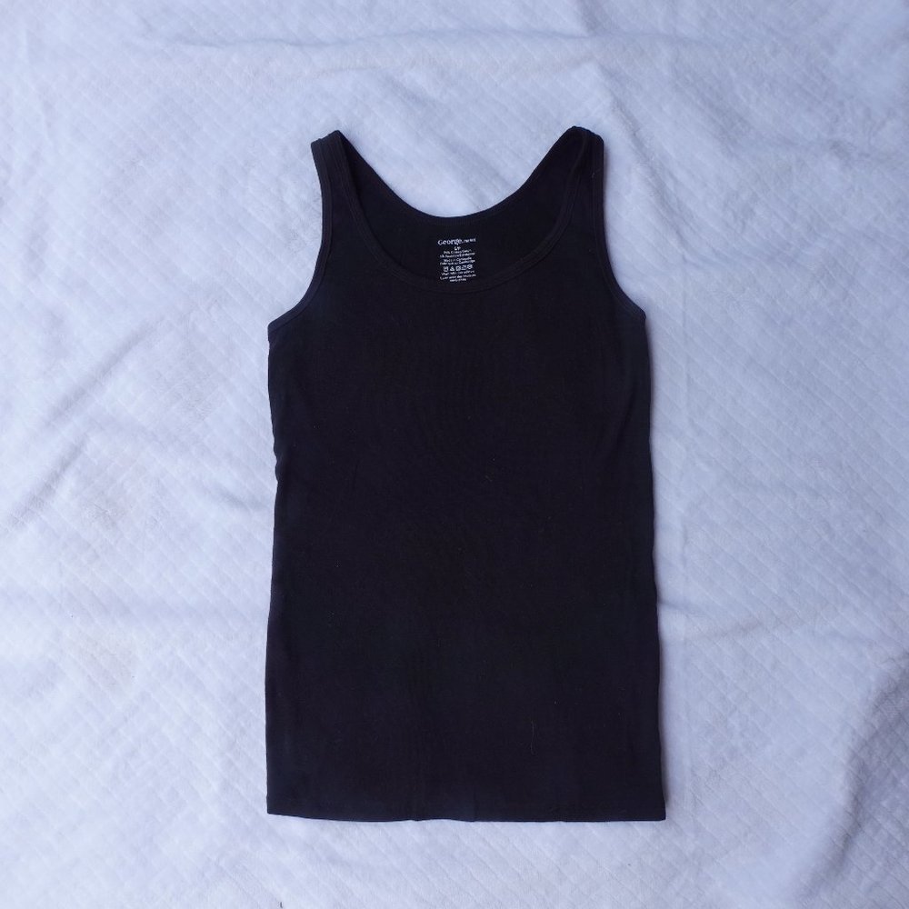 Black tank top